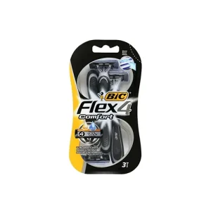 Bic Pack De 3 Rasoirs « Flex 4 Confort » « 4 Lames »