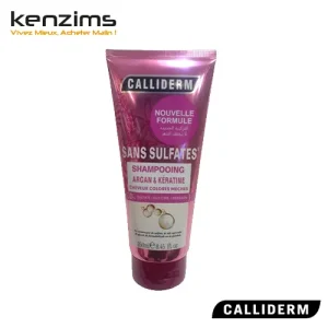 CALLIDERM Shampooing sans sulfate Argan et kératine 250 ml