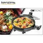 Clatronic Cuiseur Poêle Électrique Multifonction 320 mm Ø – 1500W – PP 3401 – Noir 1