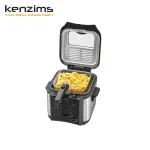 Clatronic Friteuse 1600W – 2,5 L D’Huile FR 3649 Noir Argent 2
