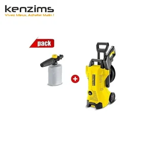 Karcher K3 Power Control – Nettoyeur Haute Pression 120Bar + Canon a mousse 0.6L