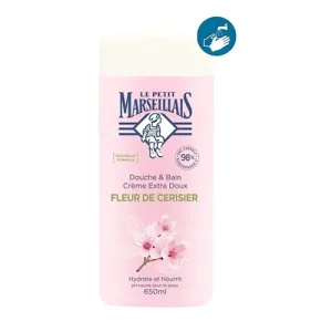 Le Petit Marseillais Douche Et Bain Crème Fleur De Cerisier 650ml