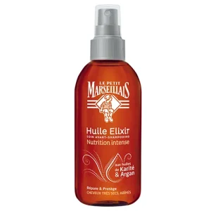 Le petit marseillais huile elixir pour cheveux secs & abîmés aux huiles de karité & d’argan – 150 ml