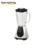 Moulinex Blender Mixeur Faciclic Glass Bol Verre 1.75L – 500W- Lm310E10 – Noir, Argent