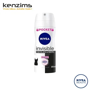 Nivea Atomiseur Pocket Invisible For Black & white 100ml