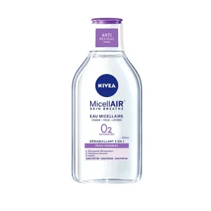Nivea Eau micellaire Water Skin Breathe O2 Oxygen Boost - Peau sensible - 400 ml.