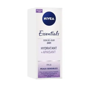 Nivea Soin de Jour Essentials 24H Hydratant +Apaisant aux Pépins de Raisin et Réglis