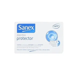 Sanex Savon Dermo Protector Corps & Visage Pour peaux normales 90 g