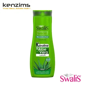 Shampooing Swalis – Reconstructeur- Cheveux agressés et cassant – 330ml