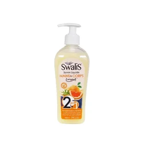 Swalis Savon Liquide 2EN1 Mains Et Corps Energisant 400ml