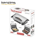 Techwood Grill Viande Panineuse 2EN1 – TGD-020 – 1500W – GRIS 1