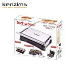 Techwood Grill Viande-Panini Xl – 180° – 2000W – Tgd-2180 Inox 1