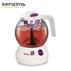 Tefal Théière Électrique Magic Tea Sans Fil 1L Système Infusion Intégré Minuteur Filtre – Blanc