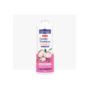 Venus Family Shampoo A L'extrait D’ail Et A La Kératine Cheveux Cassants Et Ternes 1l