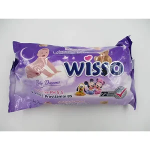 Wisso lingettes bébé violet 72pcs