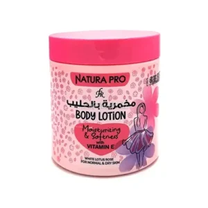 Natura Pro ²Lotion hydratante corporelle à la lotus blanche, Vitamine E,500ml