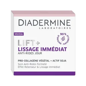 Diadermine - Lift+ Lissage Immédiat - Crème de Jour Visage - Soin Anti-Rides 50ml